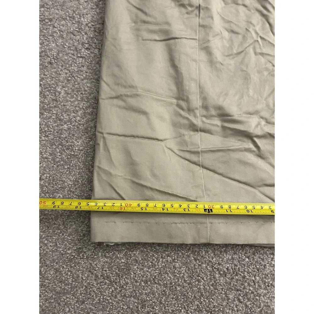 Joan‎ Rivers Pencil Skirt Womens XS Tan Khaki Excellent Cotton Blend Knee Length